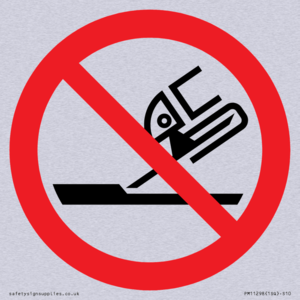 Prohibition: Do not use for face grinding